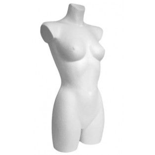 Styrofoam Torso Female Long Model